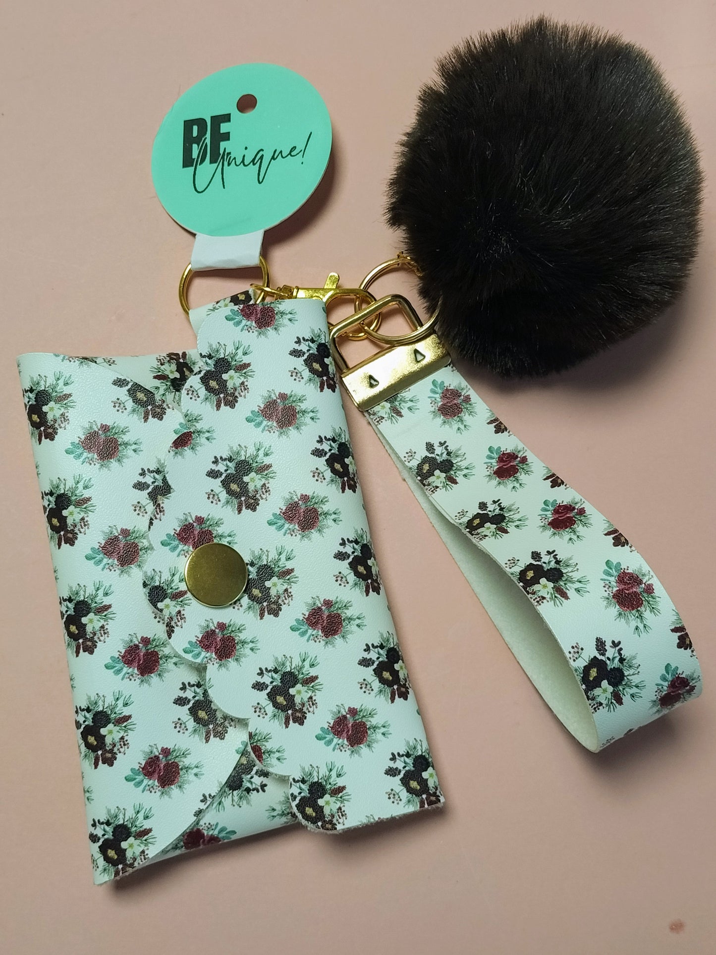 BE UNIQUE WRISTLET STARTER SET - BURGUNDY FLOWERS